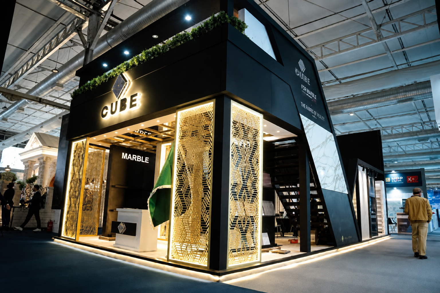 Trajectory exhibition stand project