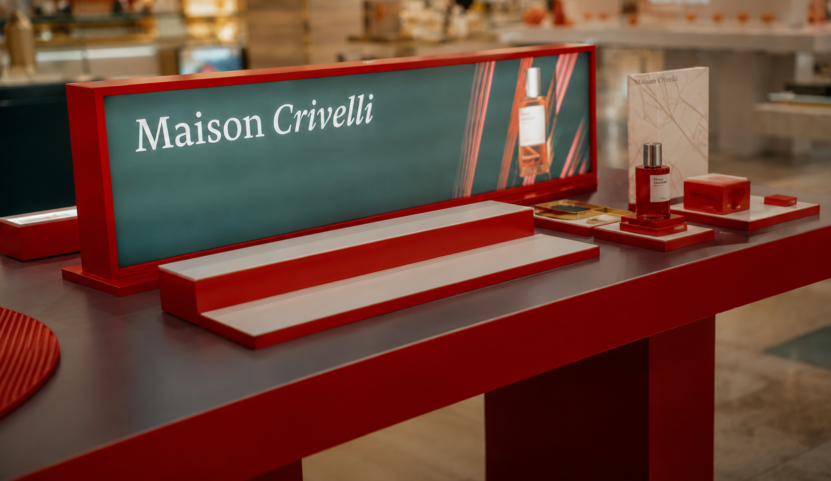 Maison Crivelli counter detail